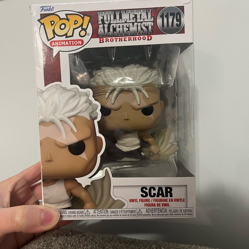Funko Pop Fullmetal Alchemist Scar Vinyl Figure